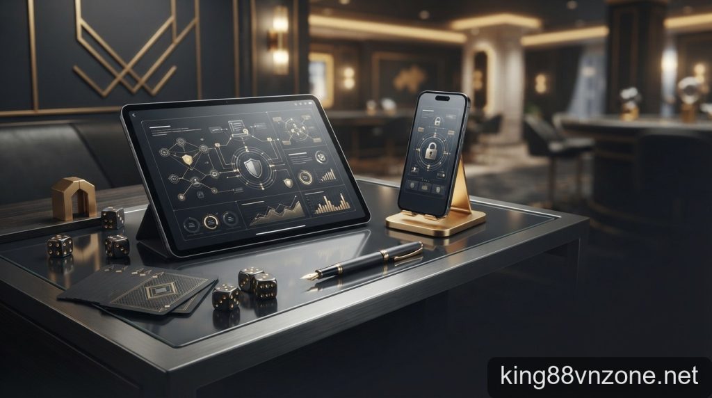 Minh họa 安全访问、设备与信息导航 cho chủ đề KING88 hướng dẫn