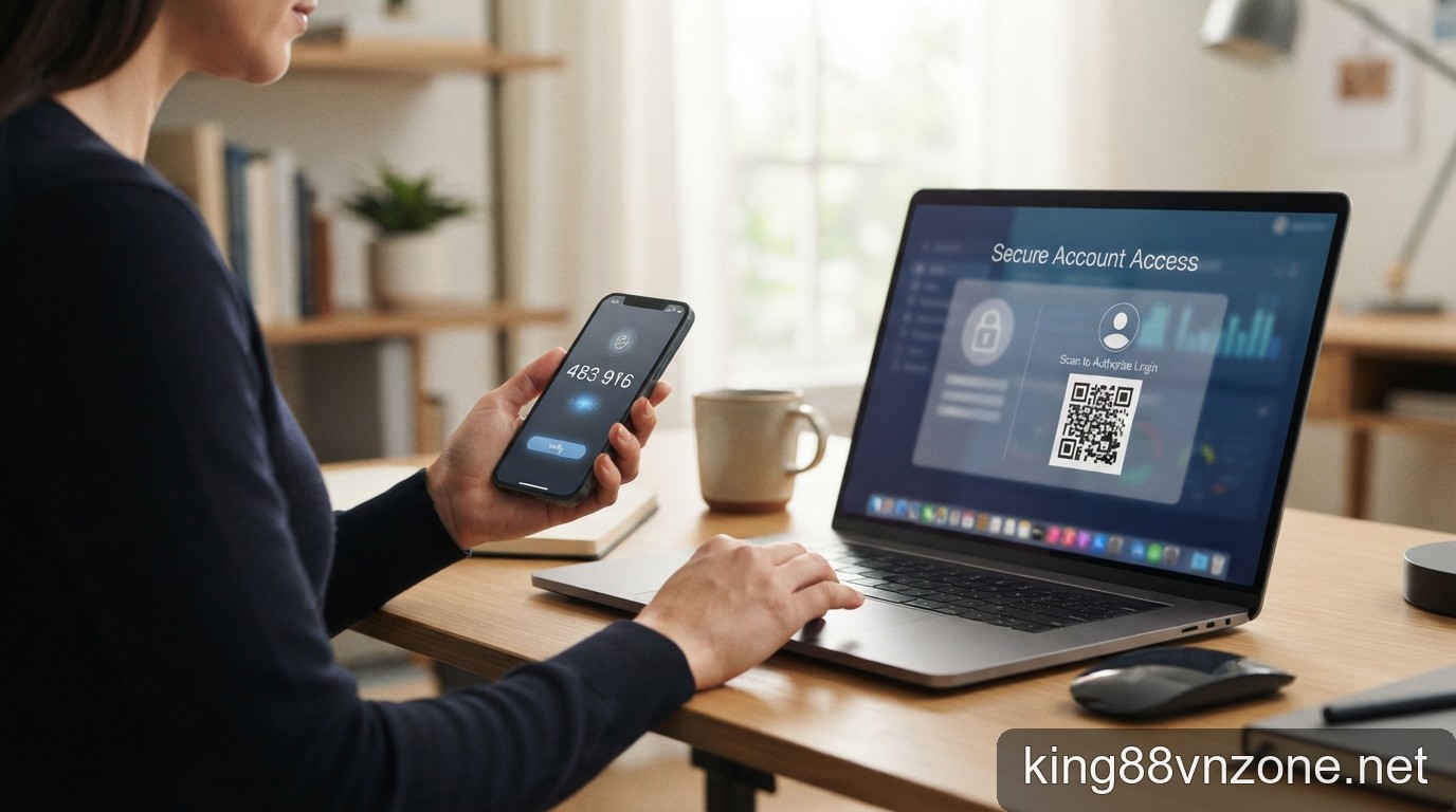 Bảo mật dữ liệu cá nhân 2026: Hướng dẫn thiết lập xác thực an toàn trên KING88 - 2