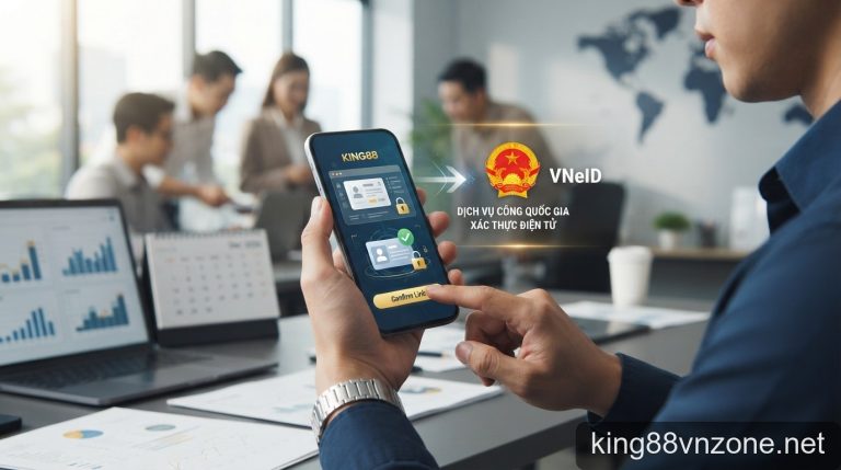 Hướng dẫn liên kết tài khoản KING88 với VNeID trước hạn chót 31/12/2026